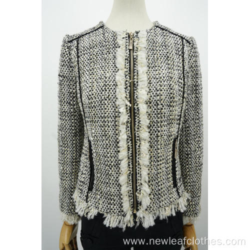 ladies tassel long sleeve Jacket